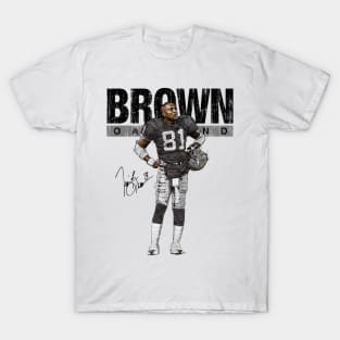 Tim Brown Las Vegas Pre-Game Oakland T-Shirt